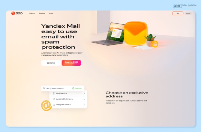 Yandex search engine